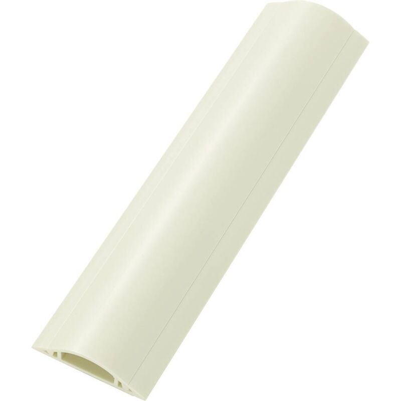Protège-câbles pvc incolore Tru Components TC-RDAR50AMWWM203 1592921 Nombre de canaux: 1 Longueur 1000 mm 1 pc(s)