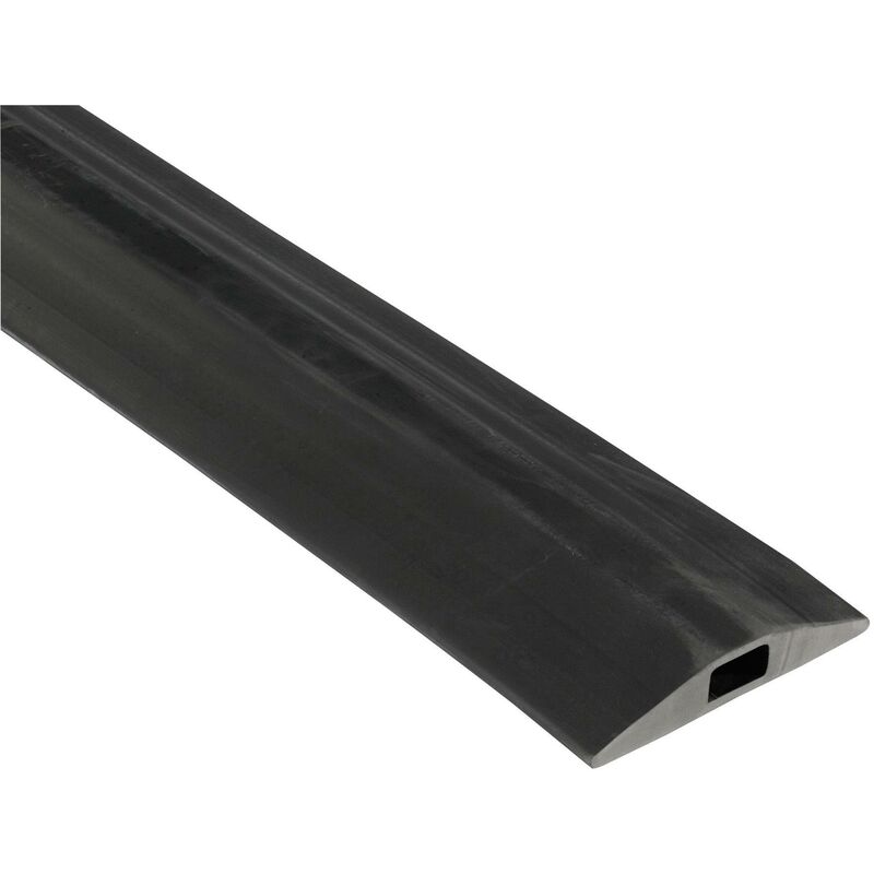 Protège-câbles Vulcascot VUS-001 caoutchouc noir Nombre de canaux: 1 3000 mm Contenu: 1 pc(s) S19210