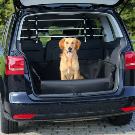 Protège coffre de voiture Friends on tour noir pour chiens
