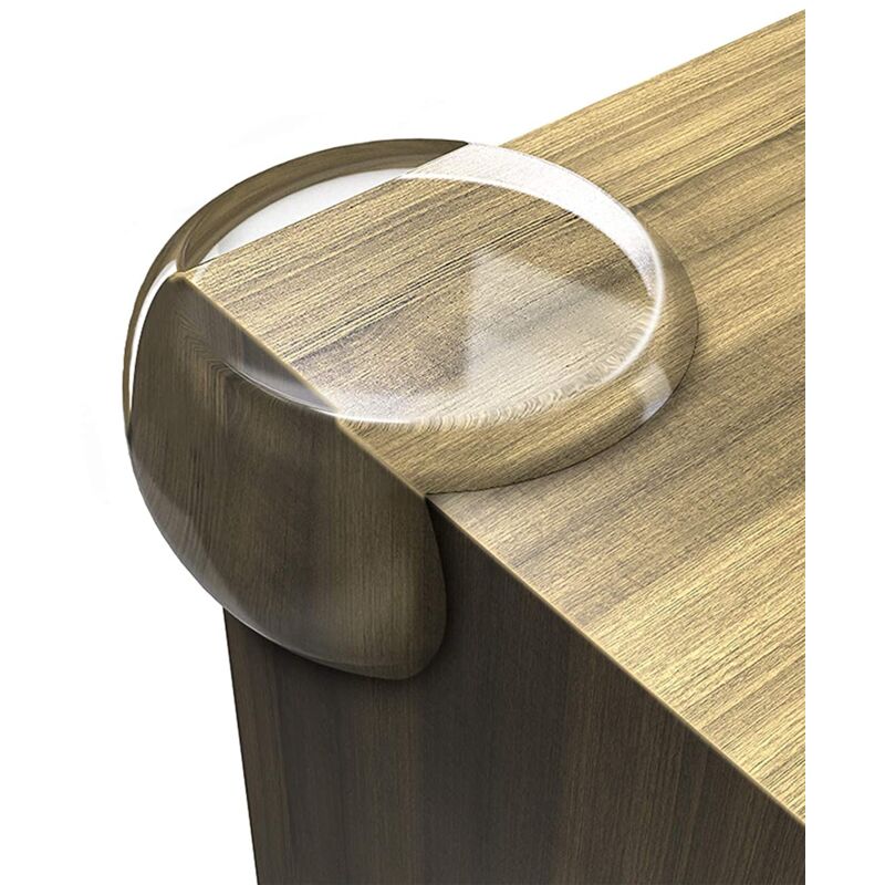 Protège Coin de Table Bébé Français en Silicone – Protection Enfant Contre Angle de Table, Meuble, Etagère – Sécurité Domestique et chutes des Enfants