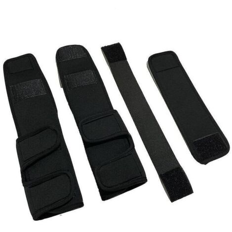 Protège-coude respirant pour chien – Soutien éczéma et dysplasie – Stabilisation articulaire – Taille M – Tour de jambe 16-20 cm