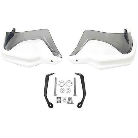 Protège-mains compatibles avec la moto CFMOTO 800MT : protection contre le vent et le vent (blanc/gris)