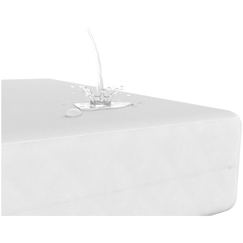 Protège-matelas 90x160 imperméable antiallergique protège la surface et les côtés du matelas