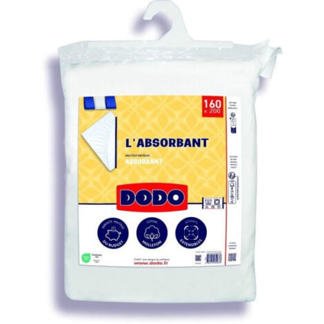 PROTEGE MATELAS ABSORBANT - 160X200 CM - POLYESTER DODO