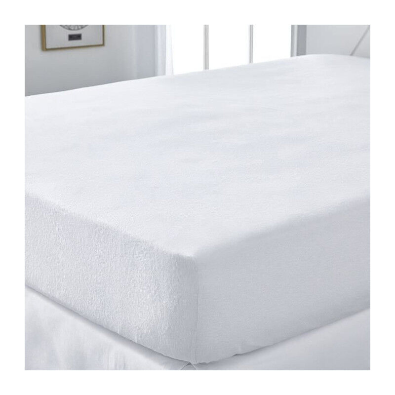 Today - Protege matelas absorbant Essential - Pour lit 2 personnes - 140 x 190 cm - Anti-acarien