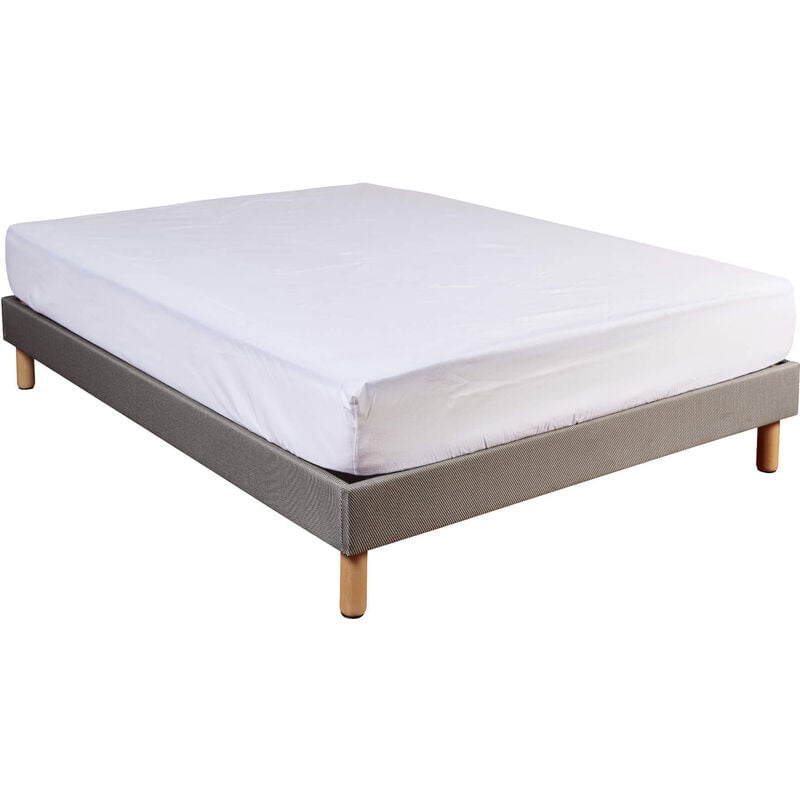 Protège matelas anti-acariens Microstop molleton imperméable - bonnet 27 cm 80x190