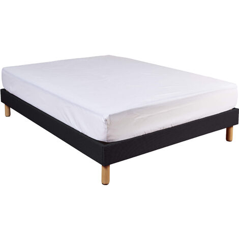 Protège matelas anti-acariens Microstop molleton 100% coton - bonnet 30 cm 140x190