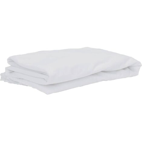 Protège-matelas blanc 160x200 cm imperméable CFW62254