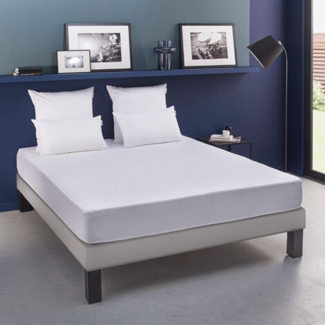 Protège matelas Bultex coton doux - bonnet extensible 20 à 30 cm 140x190