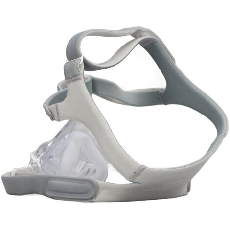 Protège-nez ajustable transparent pour appareil respiratoire, taille L (1.5‑1.9 pouces), étanche et confortable