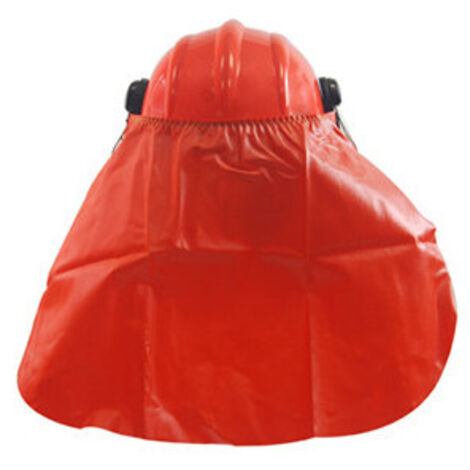 Protège nuque en PVC pour casque bucheronnage 9102348 (vendu sans casque).