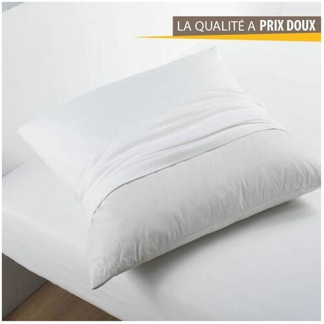 Fresh - Taie d'Oreiller 65x65cm Blanche - Imperméable et Respirante -  Altobuy