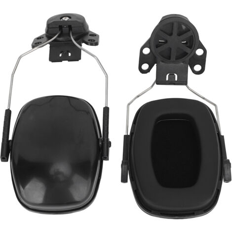 Protège-oreilles amovible pour casque de sécurité - Réduction de bruit pour chantier, bûcheronnage, sciage, ponçage