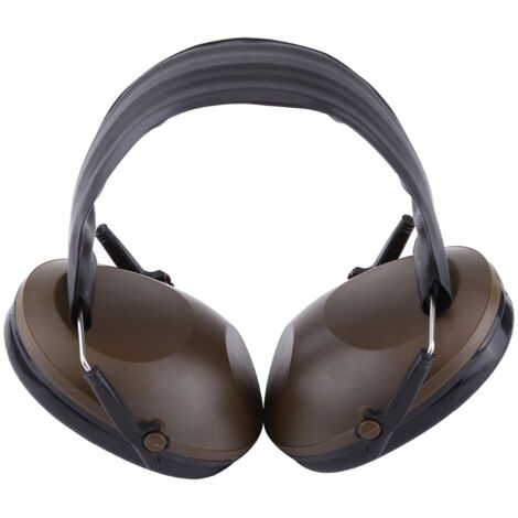 Protège-Oreilles Anti-Bruit Industriel avec Réduction Sonore (Vert Brunâtre)