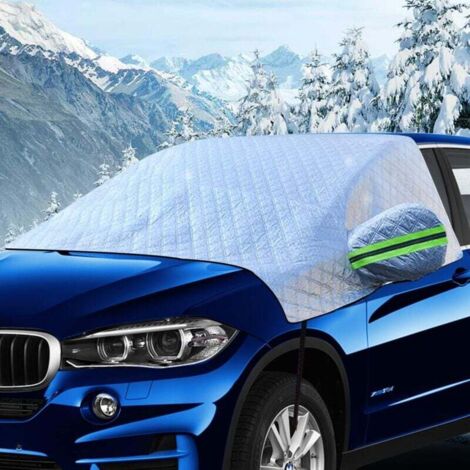 Protege Pare Brise Hiver,Couverture Pare-Brise Voiture,Bâche Pare Brise pour Voiture SUV（230×145cm）