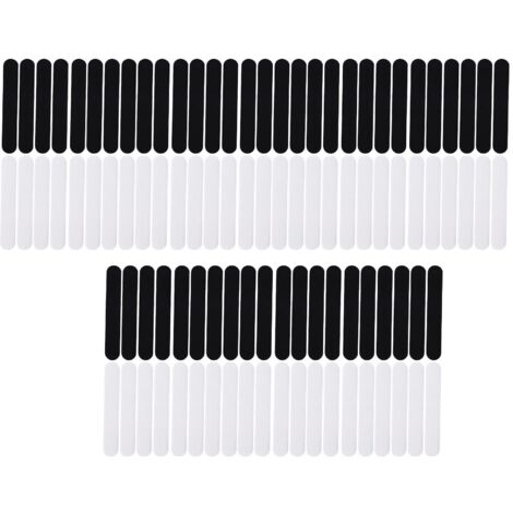 Protège sweat, Casquette Sweat Absorber Sticker Adhérent Sac de Sport et Sport Fitness outdoor, 100 Pcs Noir Blanc Non tissé Respirant 9.25x1.45in