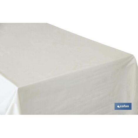 Protège Table 1,40x50m PVC Blanc Modèle Pureté