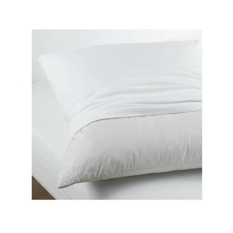 Protège taie rectangle 50 x 75 cm molleton 100% coton France