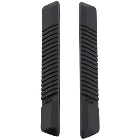 Proteges portieres adhesif 11cm noir 2pcs