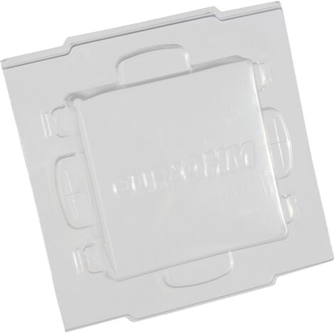 Proteggi scatola Clips trasparenti 1 postazione