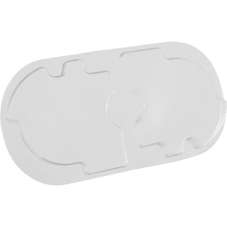 Proteggi scatola Clips trasparenti 2 postazioni