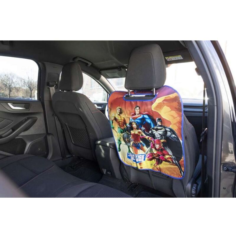 Image of Dc Comics - Proteggisedile auto sedile anteriore viaggi Justice League bambino