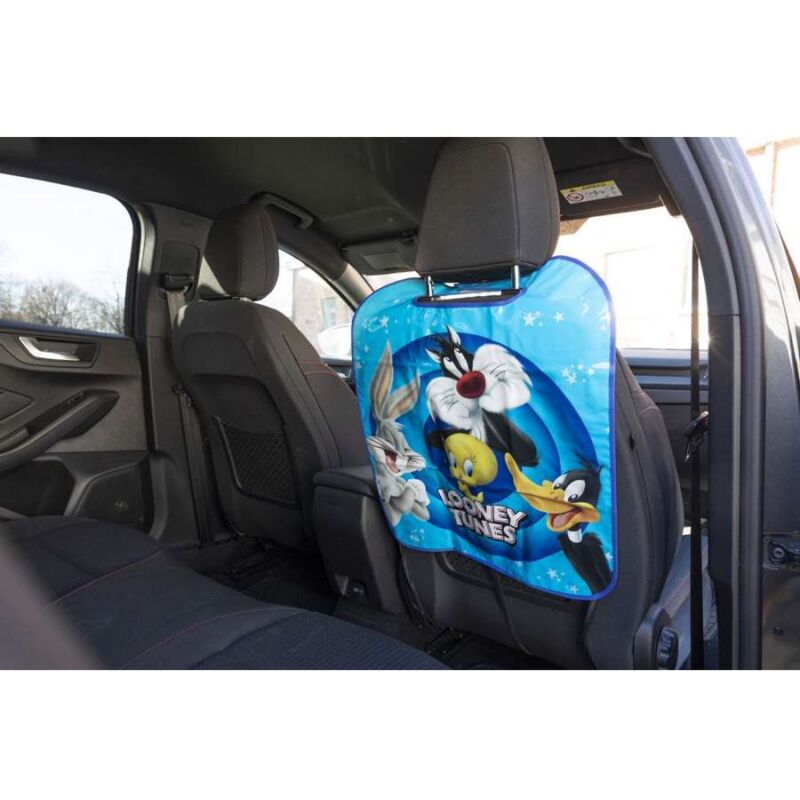 Image of Proteggisedile auto sedile anteriore viaggi Looney Tunes bambino bambina