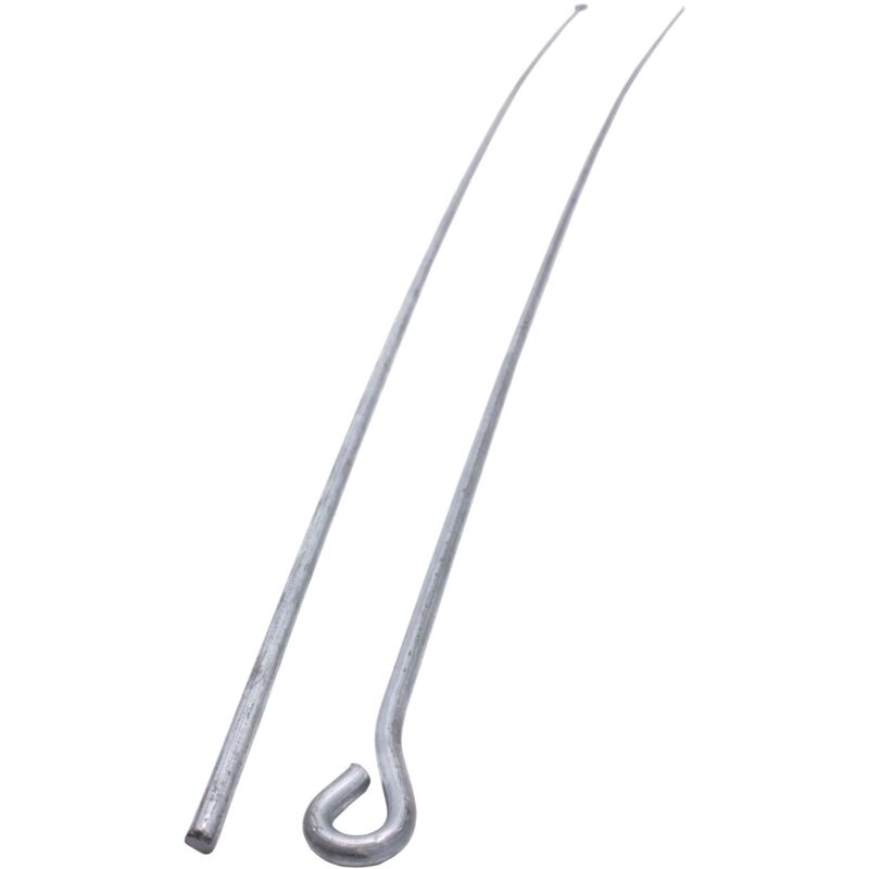Fil de suspension avec œillet pour suspensions pour cloisons sèches 100 pièces, argent, accessoires pour profilés de plafond, Made in Germany Fil de suspension avec œillet pour suspensions pour cloisons sèches 100 pièces, argent, accessoires pour profilés de plafond, Made in Germany