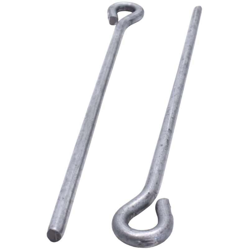 Fil de suspension avec œillet pour suspensions pour cloisons sèches 100 pièces, argent, accessoires pour profilés de plafond, Made in Germany - 125mm Fil de suspension avec œillet pour suspensions pour cloisons sèches 100 pièces, argent, accessoires pour profilés de plafond, Made in Germany - 125mm