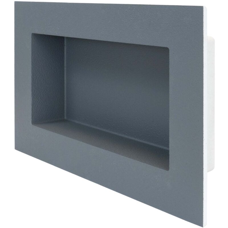 Protektor - Niche murale pour douche Tablette de douche pour salle de bain à carreler, étanche, rangement peu encombrant - 20 x 40cm Anthracite /