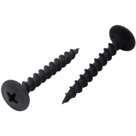 PROTEKTOR Schnellbauschraube Feingewinde, Gipskarton Schrauben DIN18182-2 200 Stück, FN 4,2 x 35 mm Schwarz Trockenbau Schrauben, Rigipsschrauben, Made in Germany