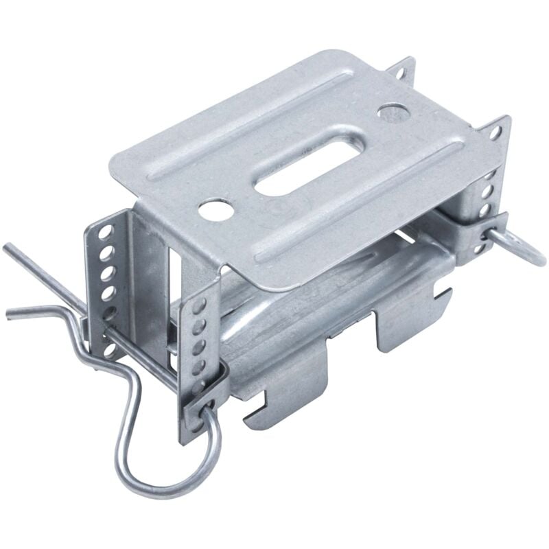Suspensions directes pour plafond, ajustables pour profilé cd 60/27, argent, accessoires pour profilés de plafond, construction sèche, Made in