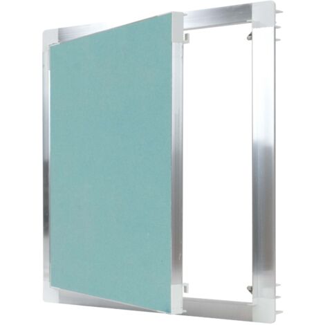 PROTEKTOR Trappe de visite, argent, porte de révision avec plaque de plâtre de 12 mm, avec fermeture à ressort - 40x40cm