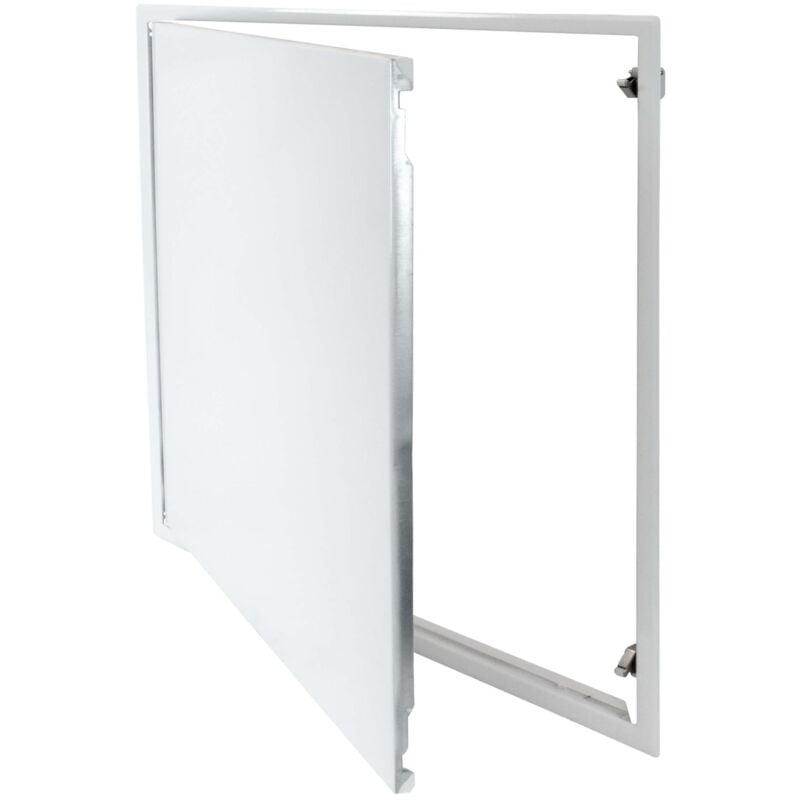 Protektor - Trappe de visite avec fermeture à ressort, blanc Trappe de visite, trappe de maintenance avec fermeture à ressort, adaptée aux locaux