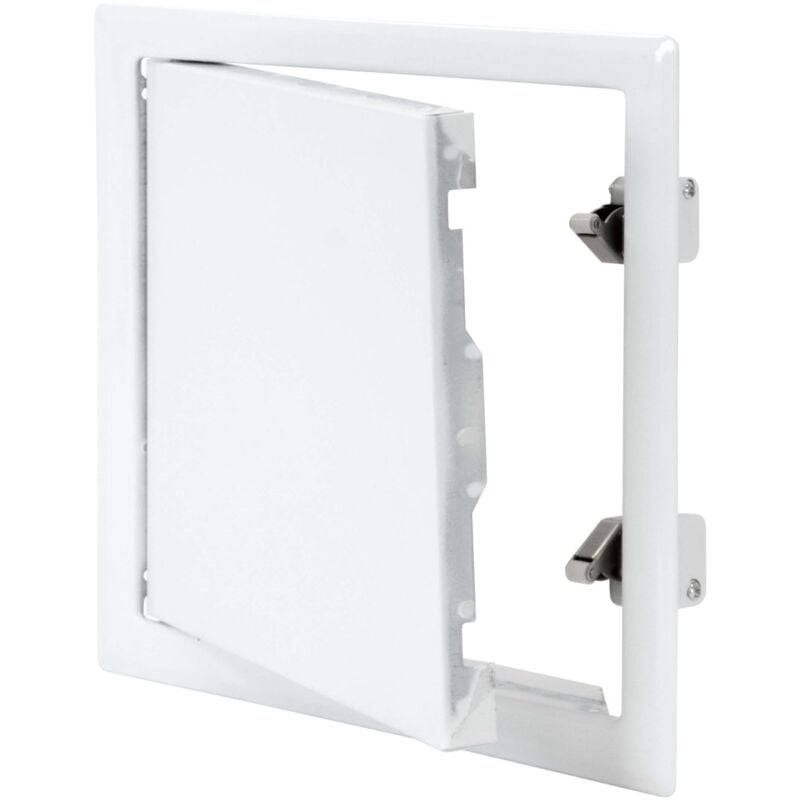 PROTEKTOR Trappe de visite avec fermeture à ressort, blanc Trappe de visite, trappe de maintenance avec fermeture à ressort, adaptée aux pièces