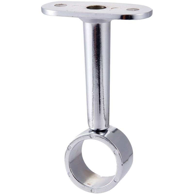 

2 Soportes centrales para barra de armario, barras tipo redondo 19mm en acero cromado