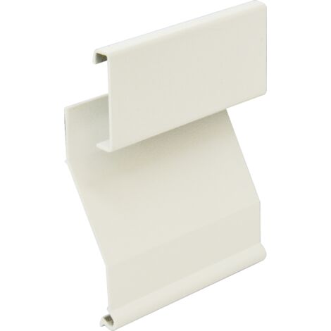Proterrace fdp giunzione h 10 mm superiore e inferiore bianco goffrato