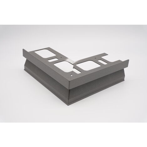 Proterrace fdp h 10 mm angolo esterno antracite goffrato