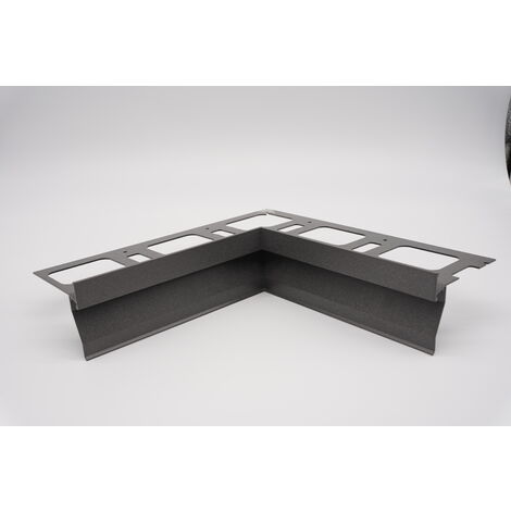 Proterrace fdp h 12,5 mm angolo interno  antracite goffrato