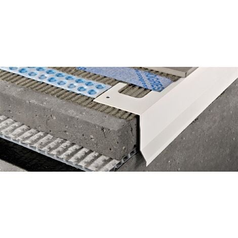 Proterrace profilo pc bianco (ral 9010) lucudo 80x55mm barre 2.7 ml.