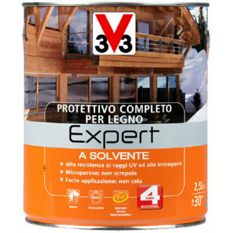 Protettivo Completo A Solvente 2,5 Lt Noce Scuro