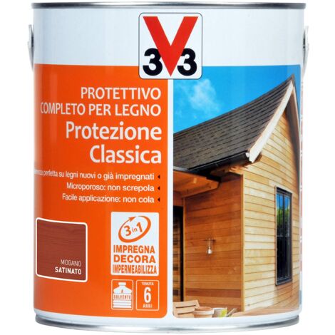 PROTETTIVO COMPLETO A SOLVENTE 2,5L MOGANO