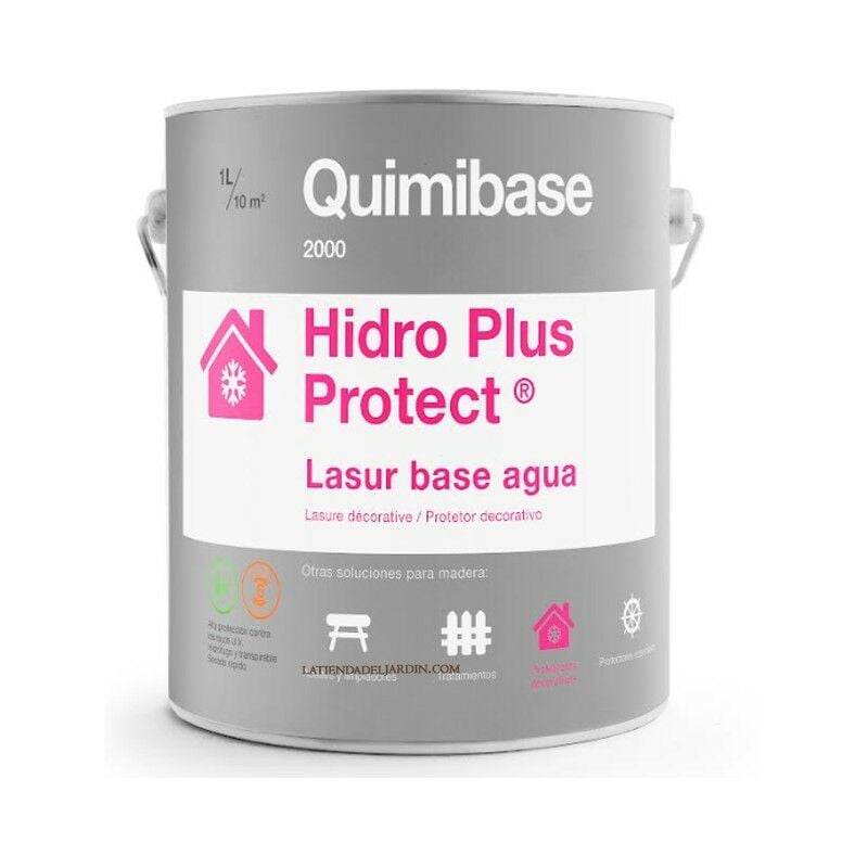 Image of Protettivo per legno per esterni a base acqua, incolore opaco 4 litri. Protegge, decora e abbellisce tutti i tipi di legno