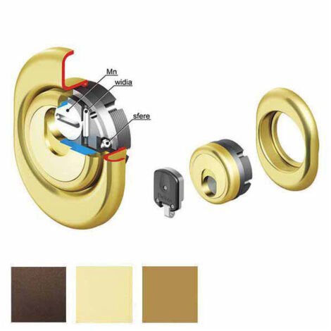 PROTETTORE MONOLITO MAGNETICO mm 38 OL 3G2MB DISEC