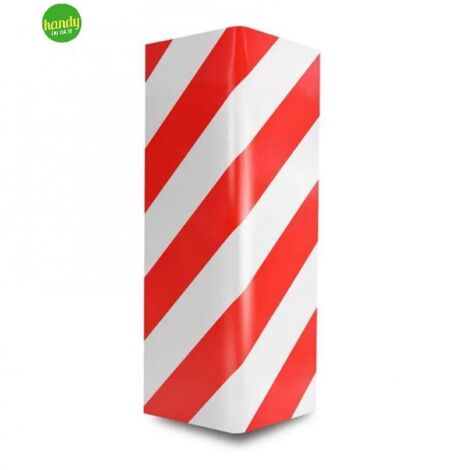 Protezione Adesiva Angolo Bolis Italia 25x50x2,5cm Bianco/Rosso