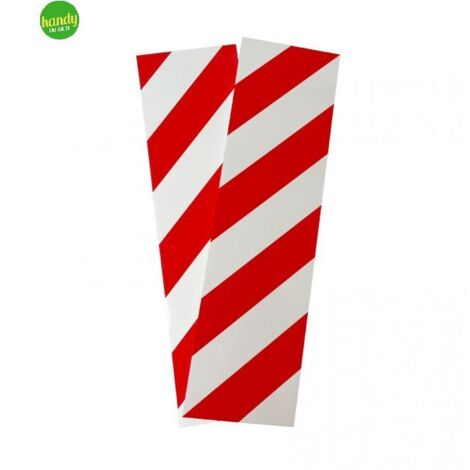 Protezione Adesiva Bolis Italia 10x50x2cm Bianco/Rosso