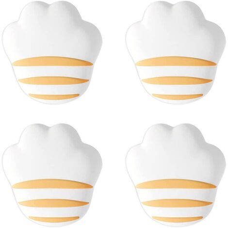 Protezione angolare da scrivania, protezione angolare per bambini da 4 pezzi, bordo in silicone morbido e protezione anticollisione angolare adesiva