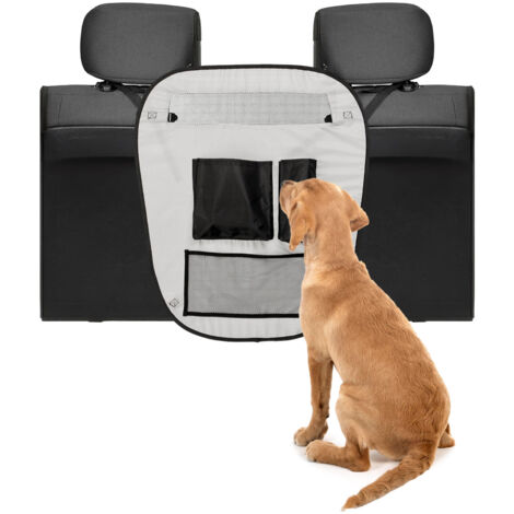Protezione Auto Per Cani Con Divisorio Sedili E Tasche Portaoggetti
