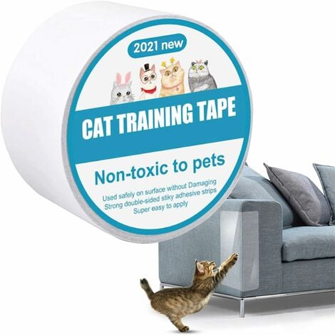 Protezione Divano Graffi Gatto, 10 PZ Pellicola Antigraffio Trasparenti in  PVC