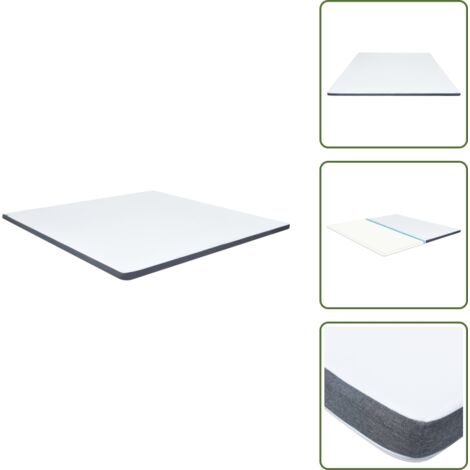 Protezione letto - vidaXL Protezione per Materasso a Molle Insacchettate 200x200x5 cm Morbidezza Media -